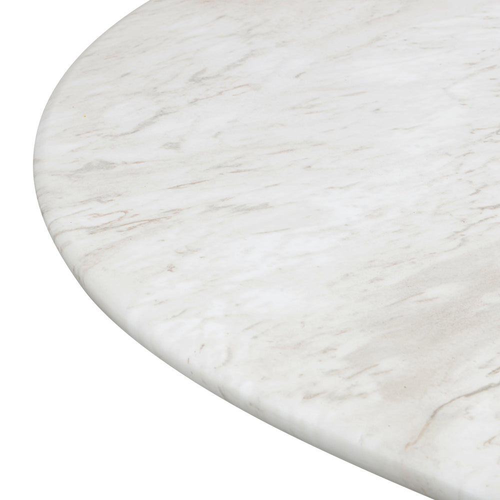 Brut 86" Concrete Patterned Indoor/Outdoor Oval Dining Table