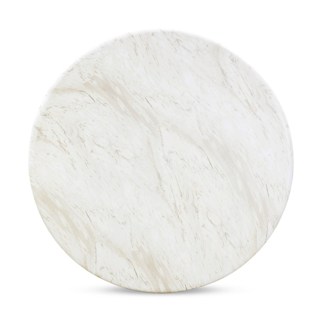Esme 48" Faux Marble Indoor/Outdoor Round Dining Table