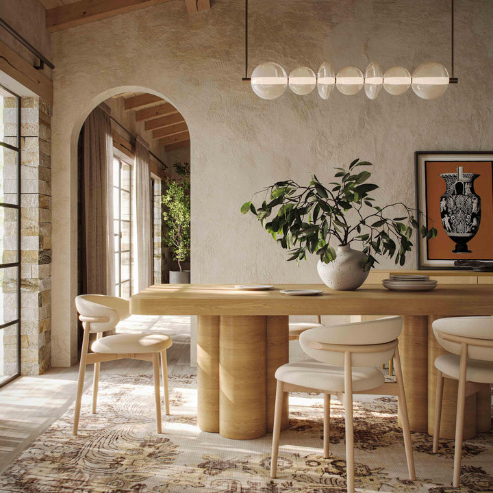 Bambi 90" Natural Ash Rectangular Dining Table