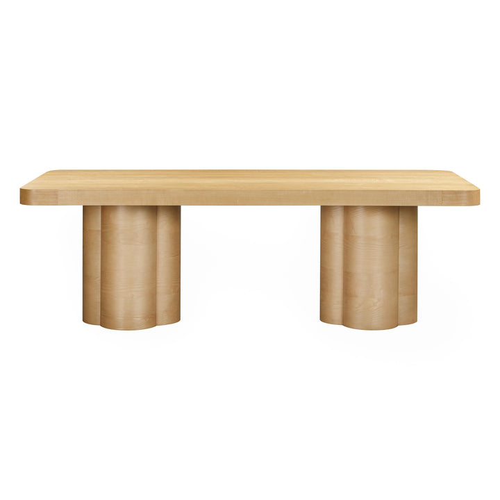 Bambi 90" Natural Ash Rectangular Dining Table