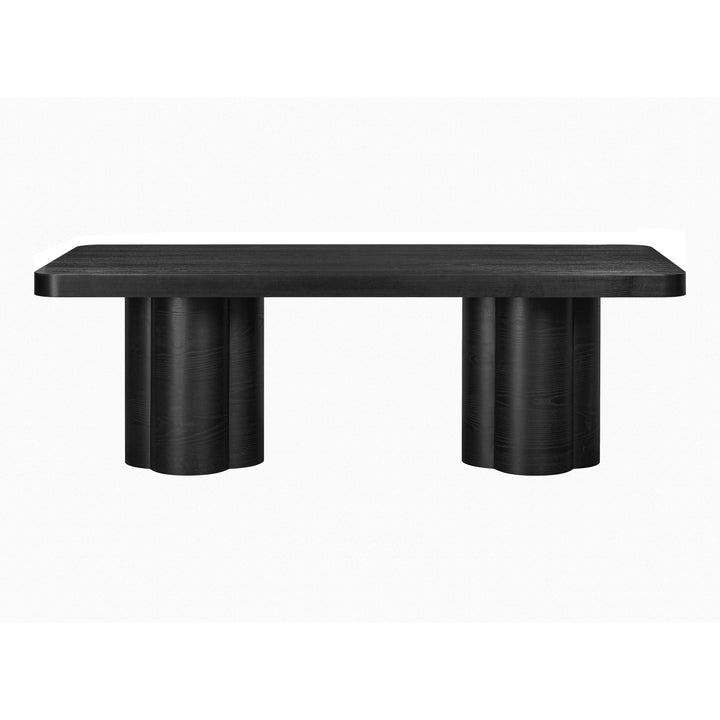 Bambi 90" Black Ash Rectangular Dining Table