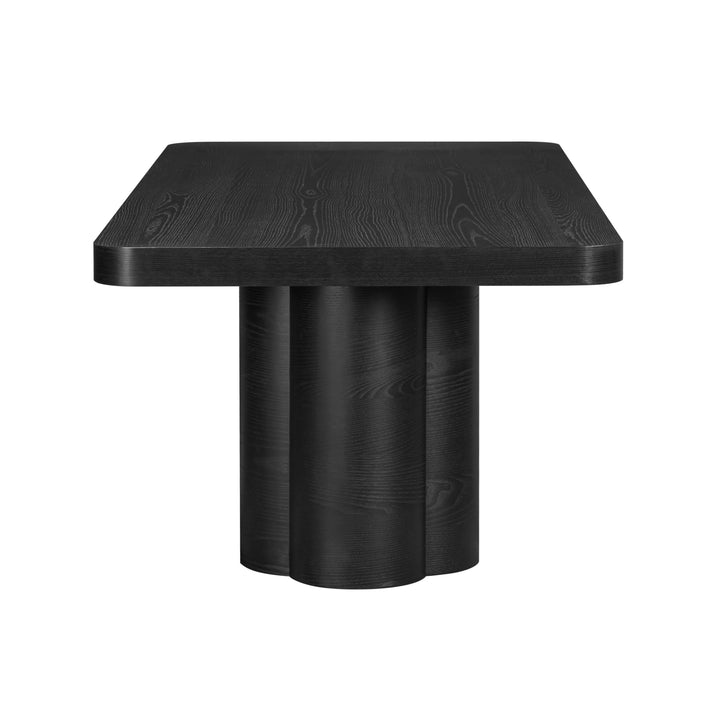 Bambi 90" Black Ash Rectangular Dining Table