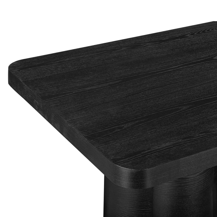 Bambi 90" Black Ash Rectangular Dining Table