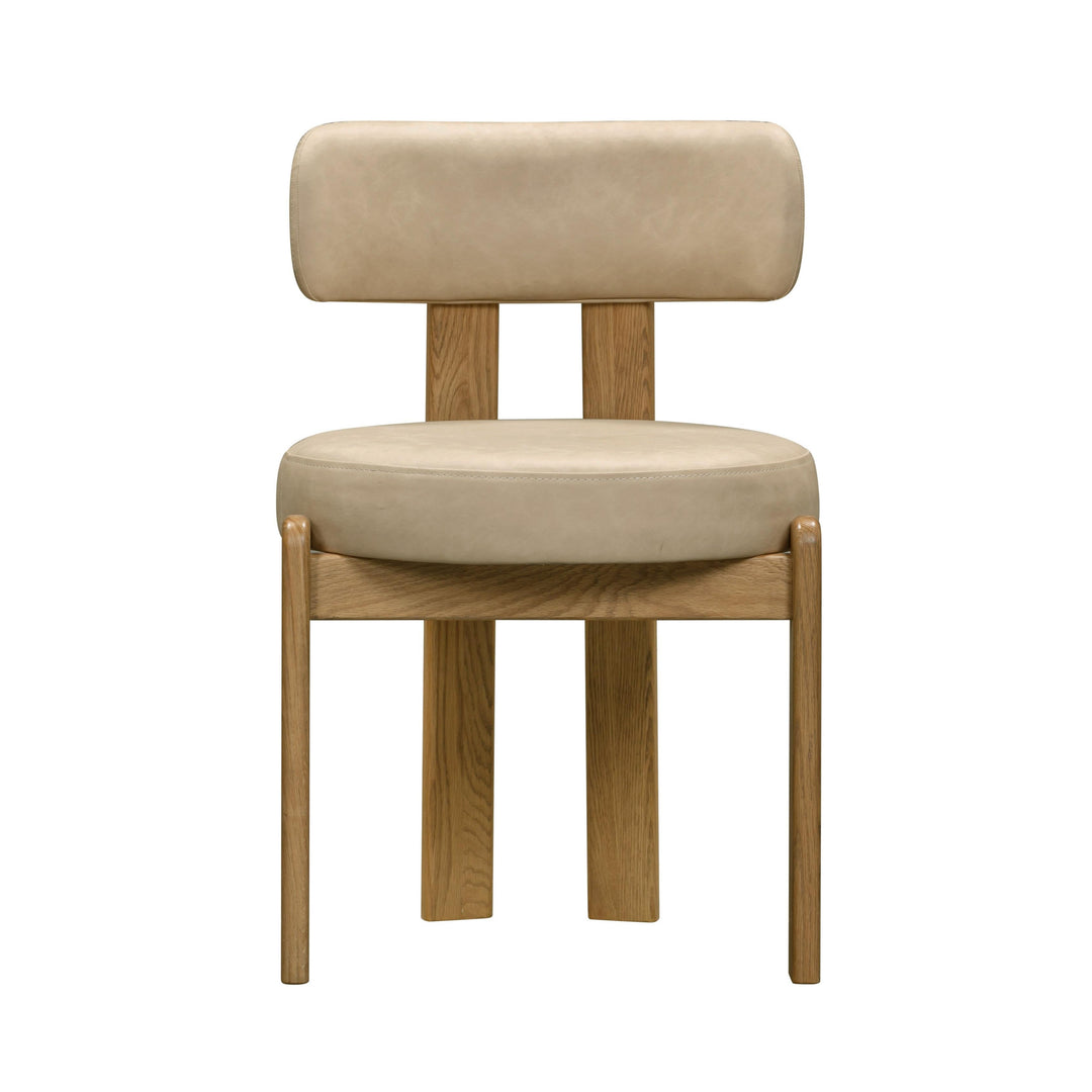 Odessa Taupe Performance Vegan Leather Dining Chair