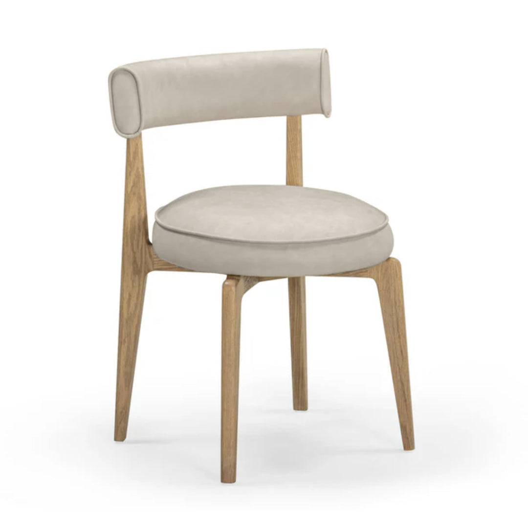 Nikita Taupe Performance Vegan Leather Dining Chair
