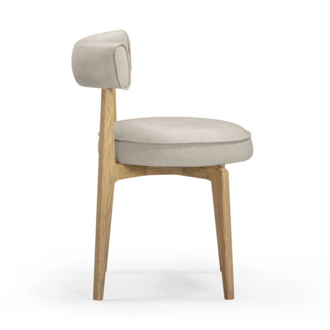 Nikita Taupe Performance Vegan Leather Dining Chair