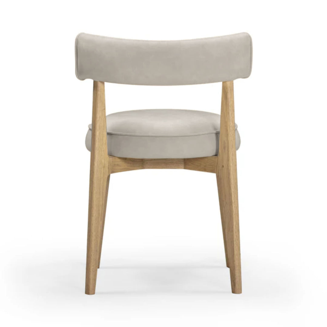 Nikita Taupe Performance Vegan Leather Dining Chair