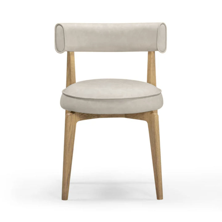 Nikita Taupe Performance Vegan Leather Dining Chair