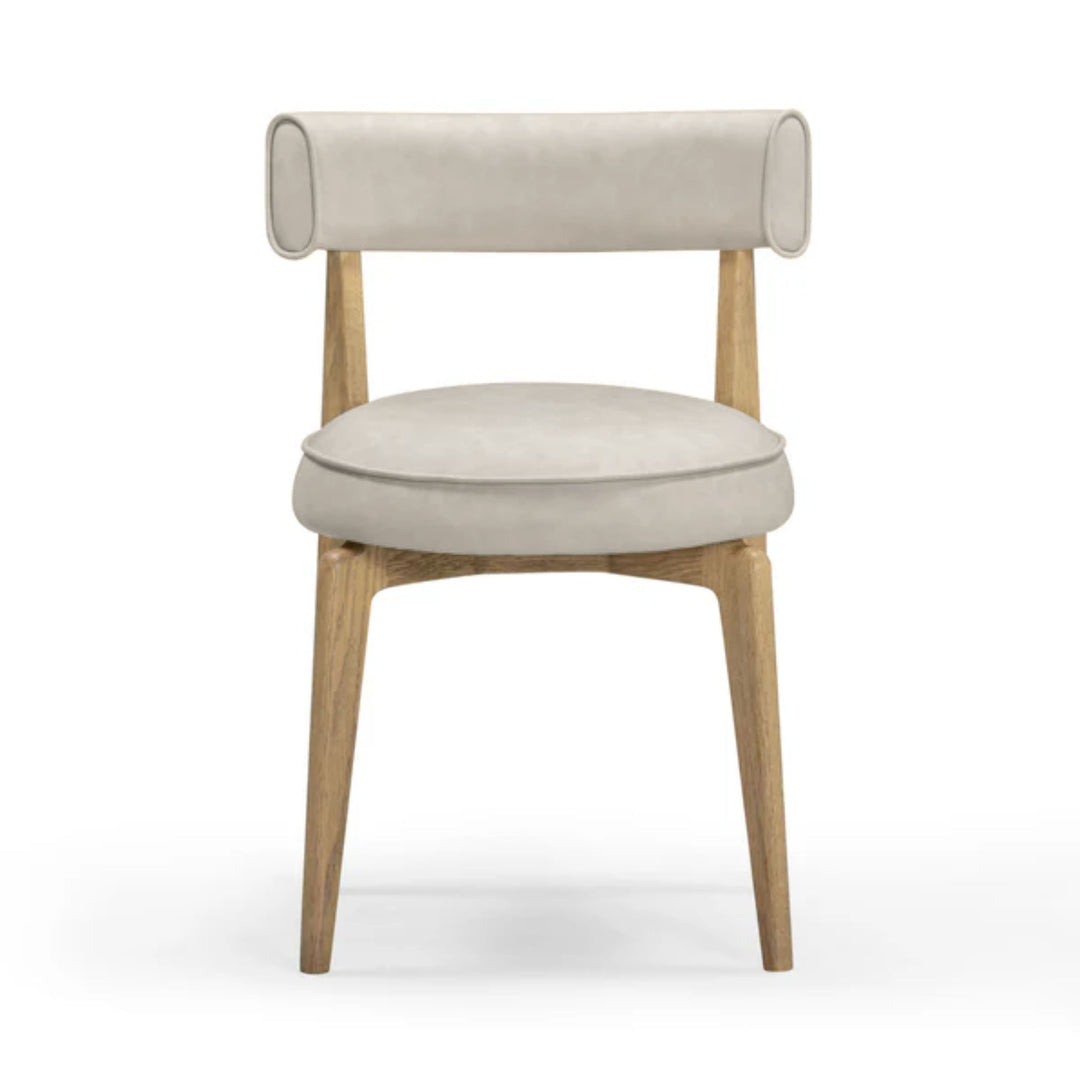 Nikita Taupe Performance Vegan Leather Dining Chair