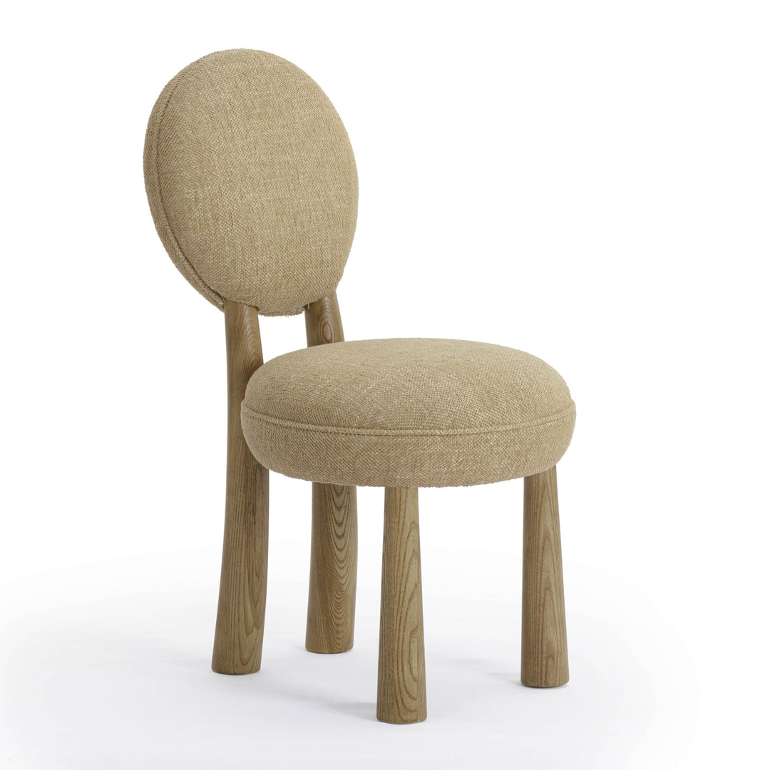 Sulley Honey Performance Basketweave Dining Chair