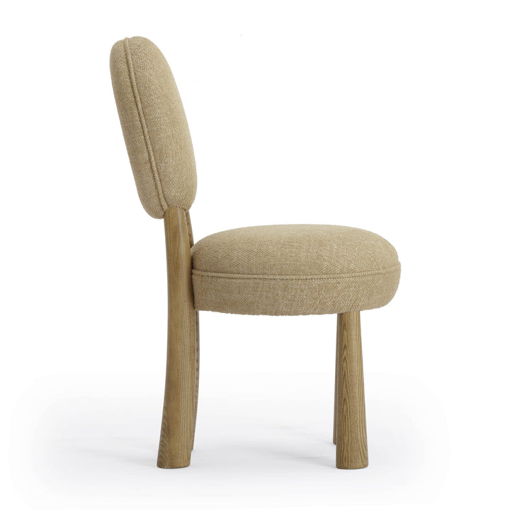 Sulley Honey Performance Basketweave Dining Chair