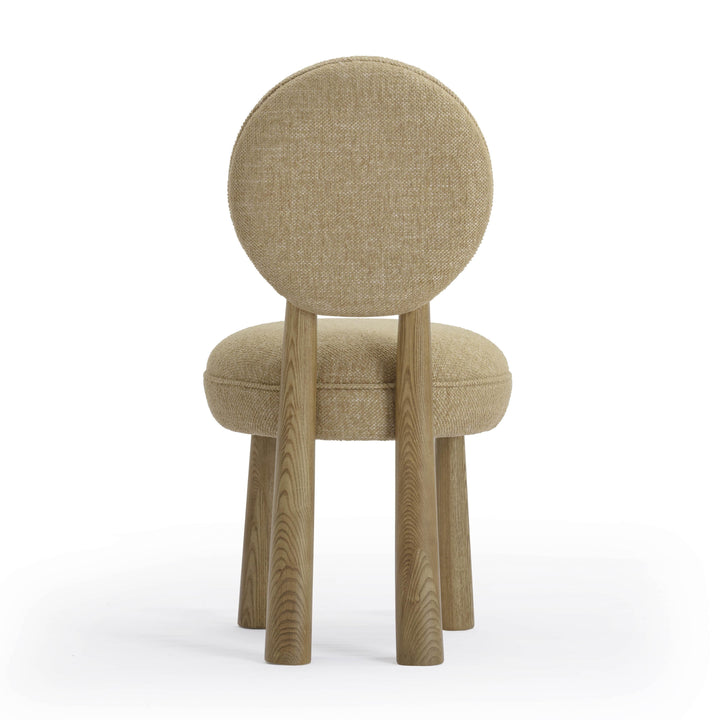 Sulley Honey Performance Basketweave Dining Chair
