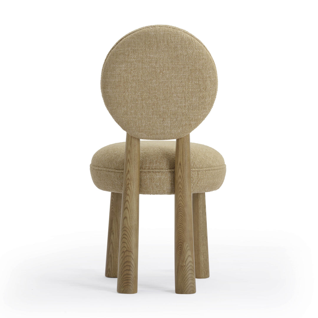 Sulley Honey Performance Basketweave Dining Chair