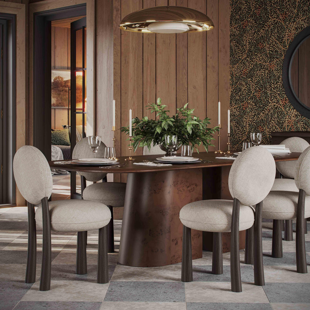 Sulley Cream Performance Chenille Dining Chair