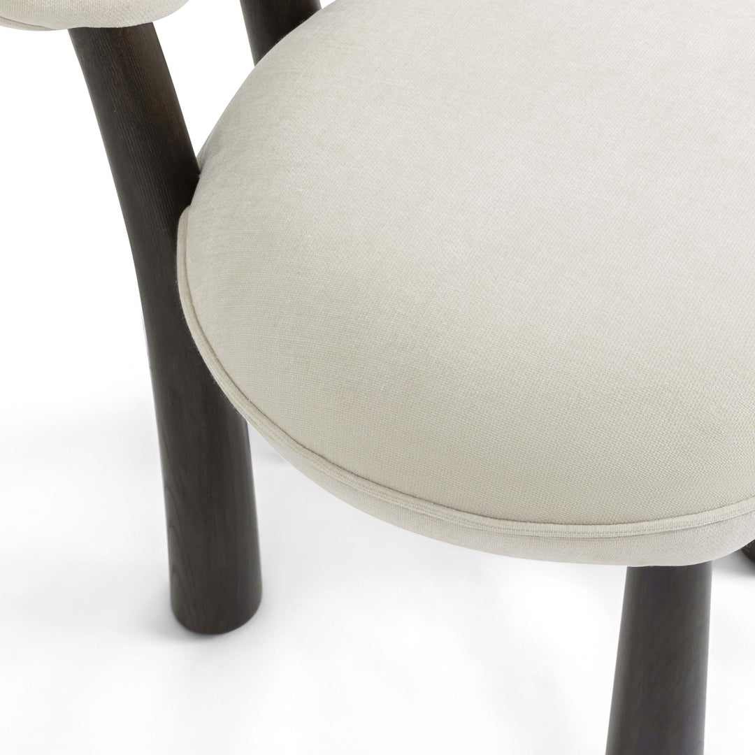 Sulley Cream Performance Chenille Dining Chair