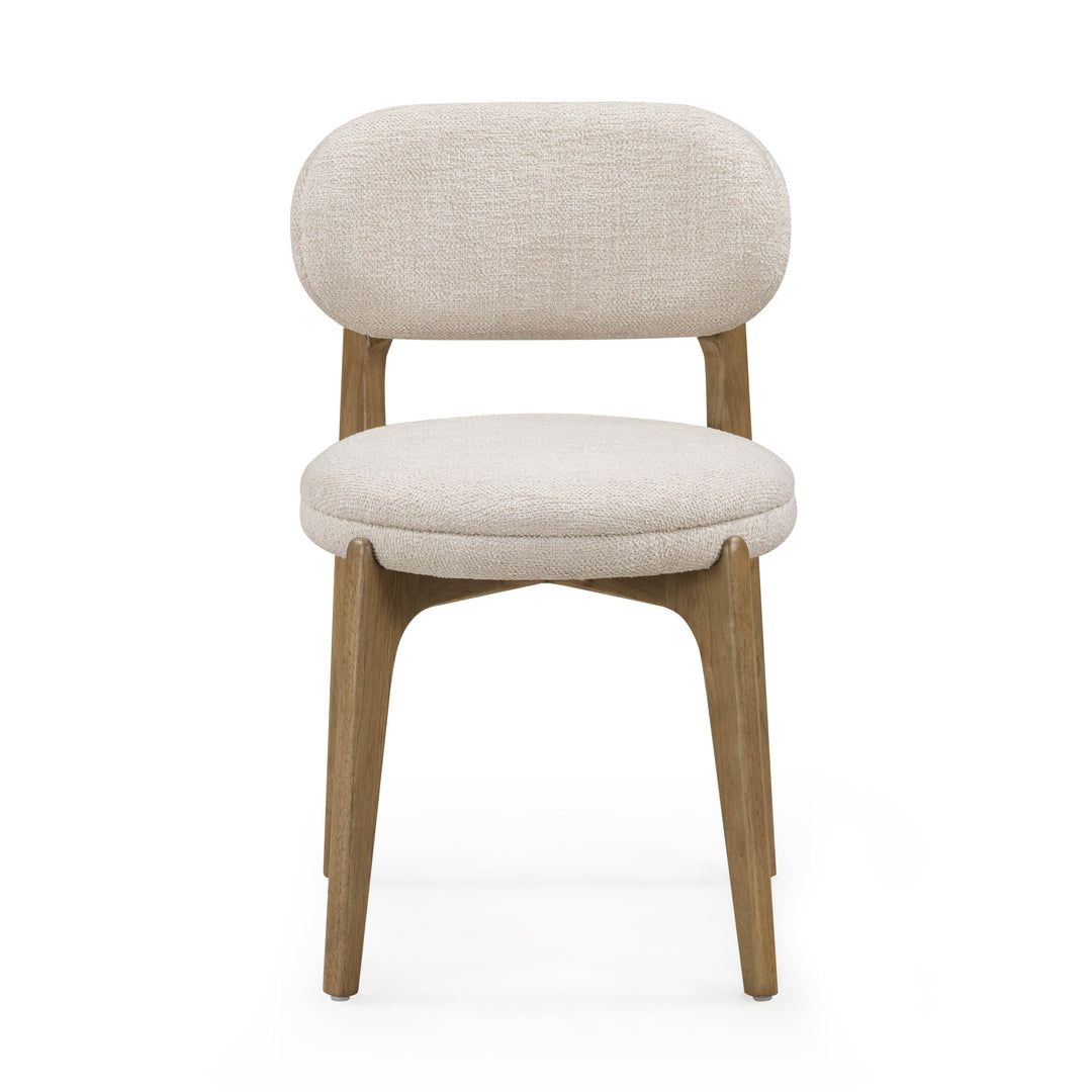 Carnation Cream Performance Fabric Dining Chair