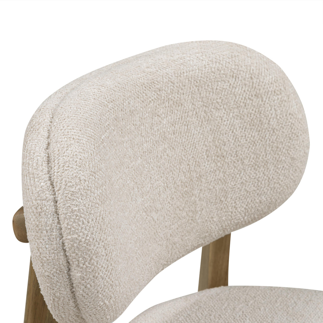 Carnation Cream Performance Fabric Dining Chair