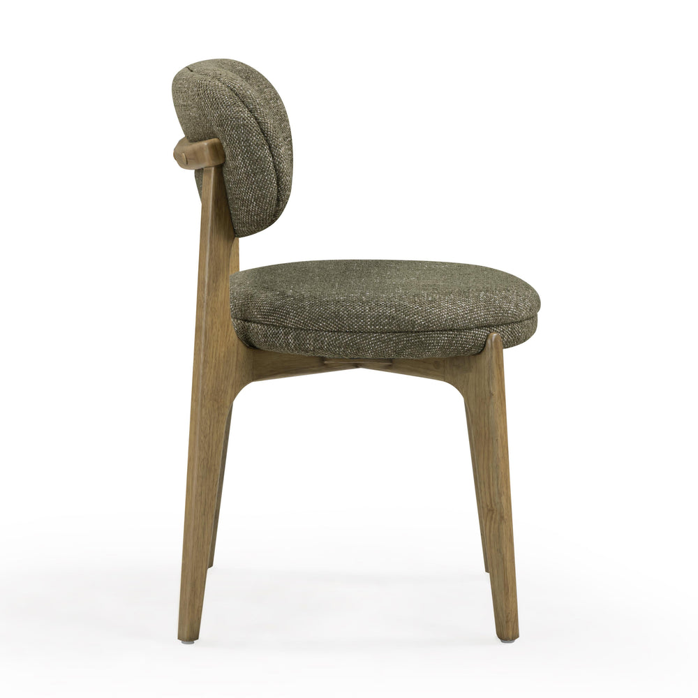 Carnation Forest Green Performance Fabric Dining Chair