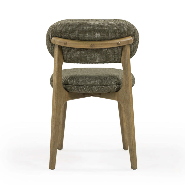 Carnation Forest Green Performance Fabric Dining Chair