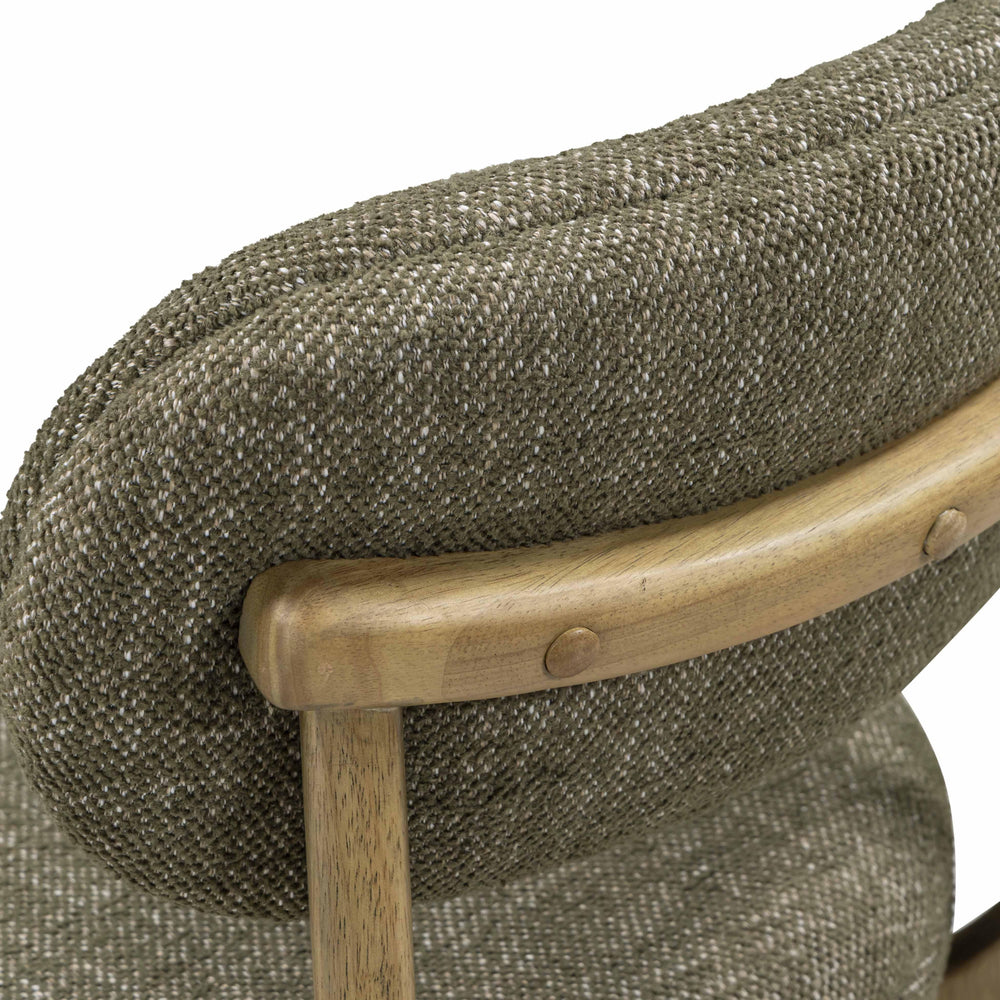 Carnation Forest Green Performance Fabric Dining Chair