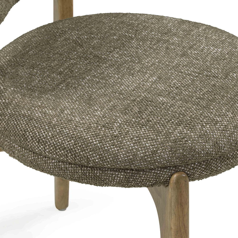 Carnation Forest Green Performance Fabric Dining Chair