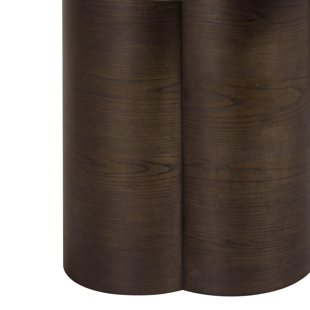 Bambi 90" Dark Brown Ash Rectangular Dining Table