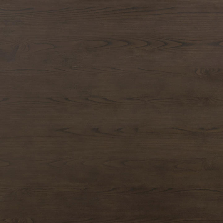 Bambi 90" Dark Brown Ash Rectangular Dining Table