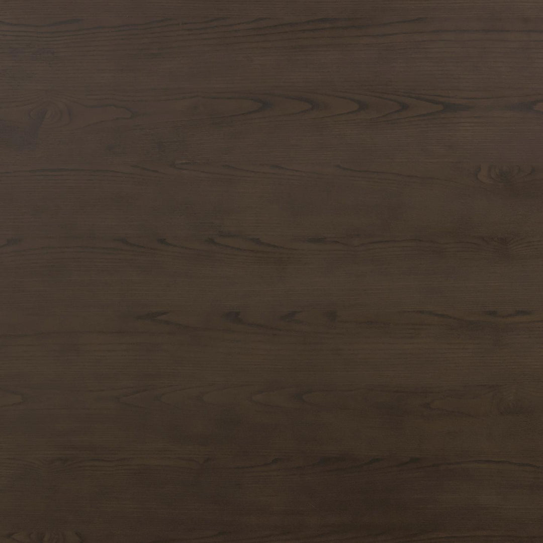 Bambi 90" Dark Brown Ash Rectangular Dining Table