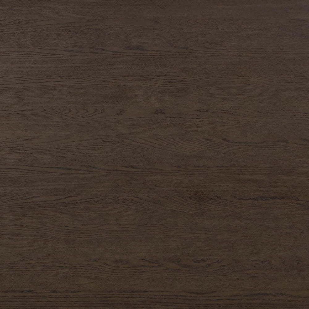Akola 106" Dark Brown Oak Rectangular Dining Table