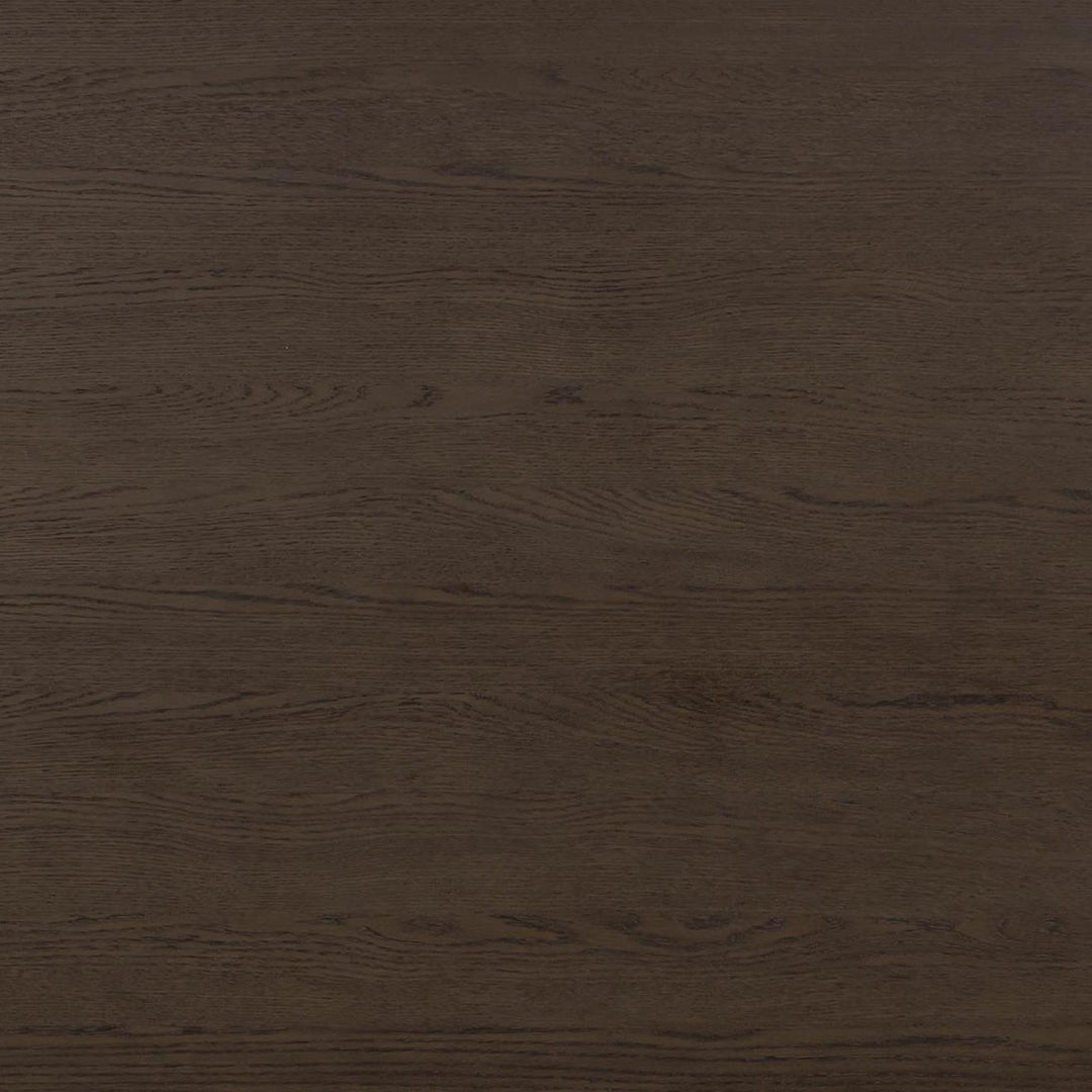 Akola 106" Dark Brown Oak Rectangular Dining Table