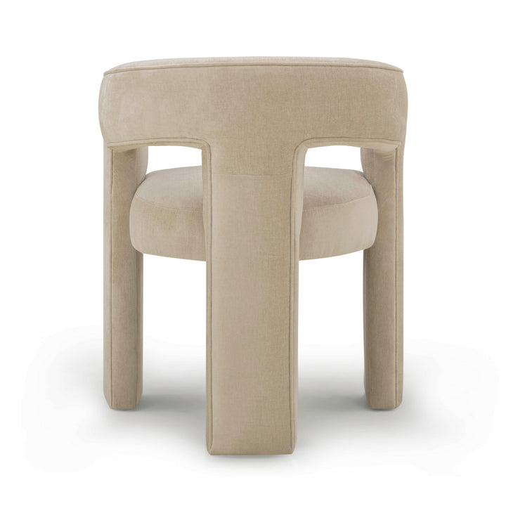 Malone Taupe Performance Chenille Dining Chair