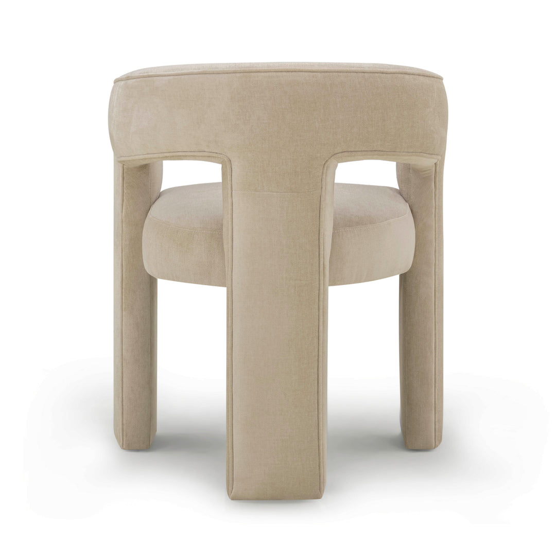 Malone Taupe Performance Chenille Dining Chair