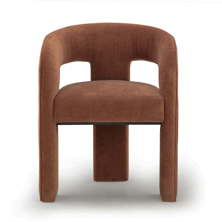 Malone Rust Performance Chenille Dining Chair