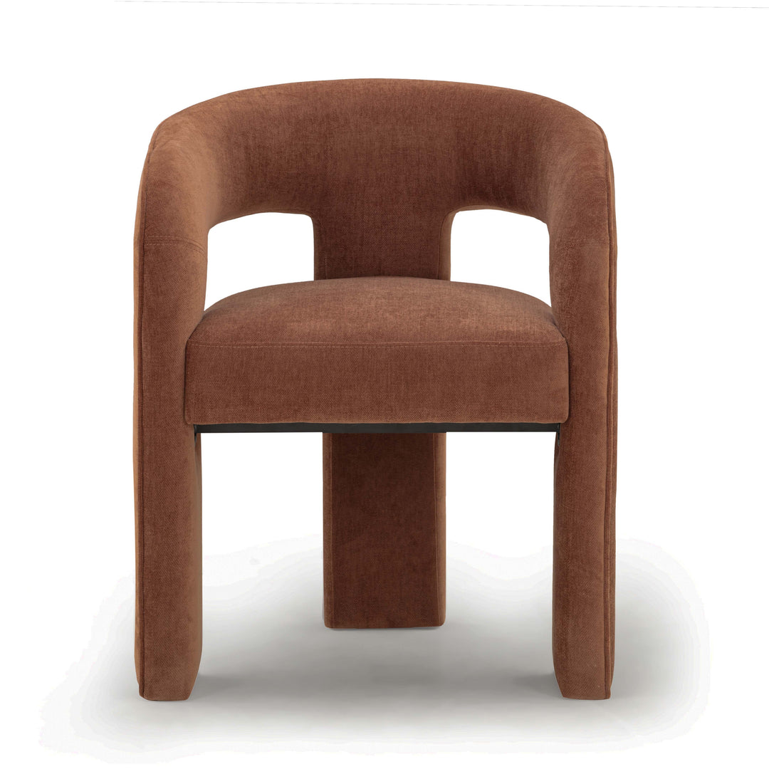 Malone Rust Performance Chenille Dining Chair