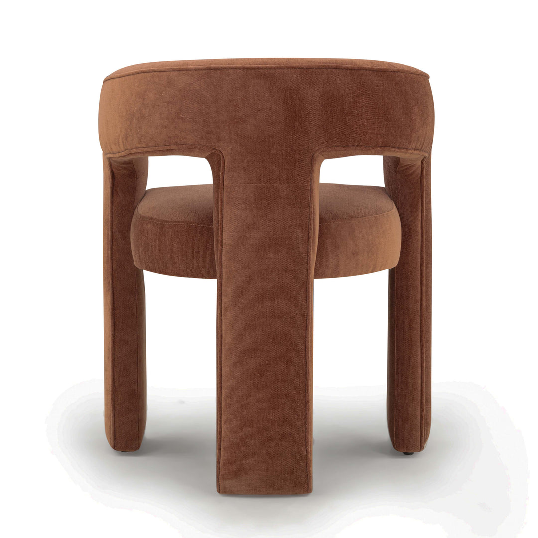 Malone Rust Performance Chenille Dining Chair