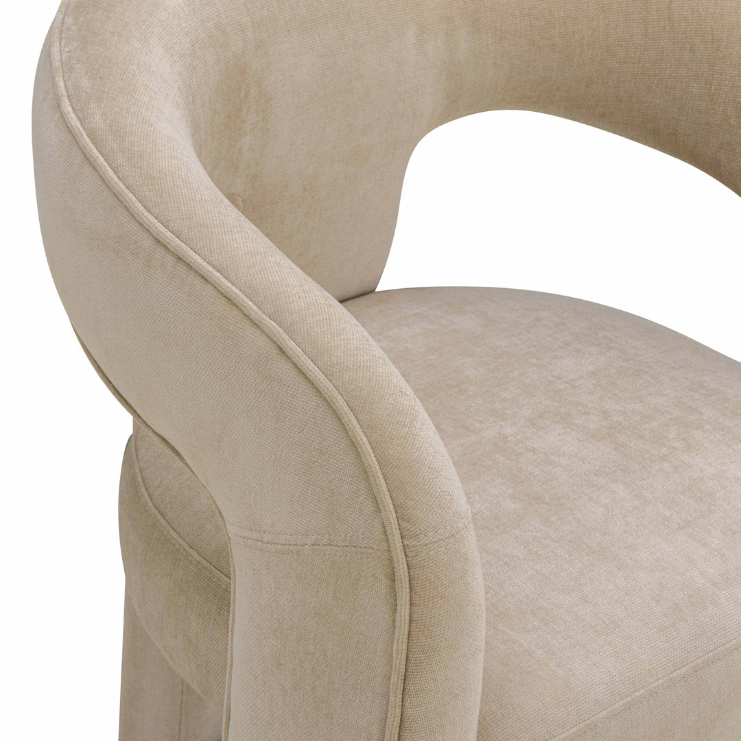 Malone Taupe Performance Chenille Counter Stool