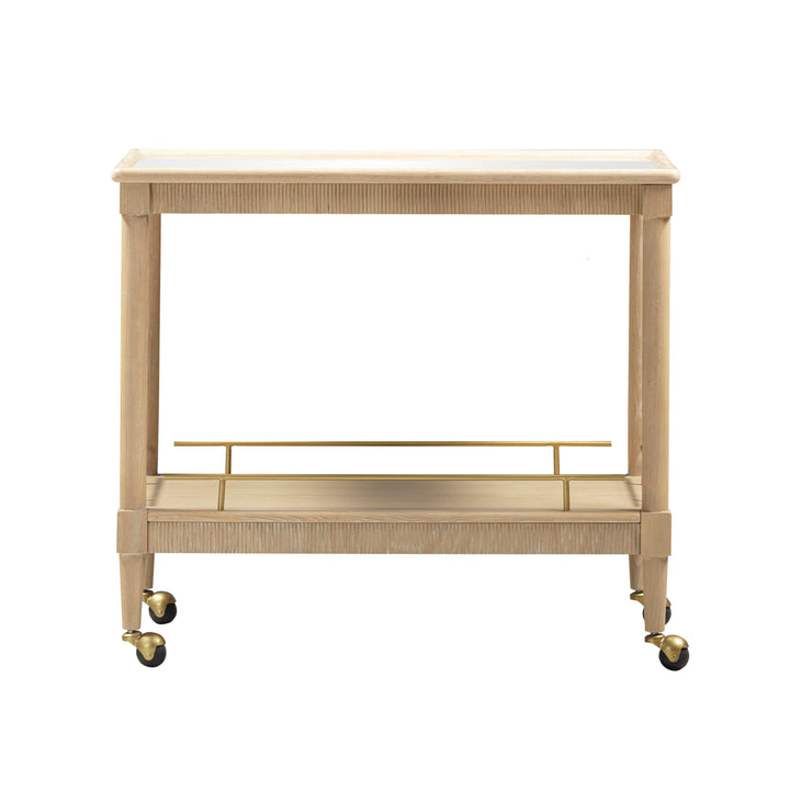 Slosh 37" Natural Ash Bar Cart