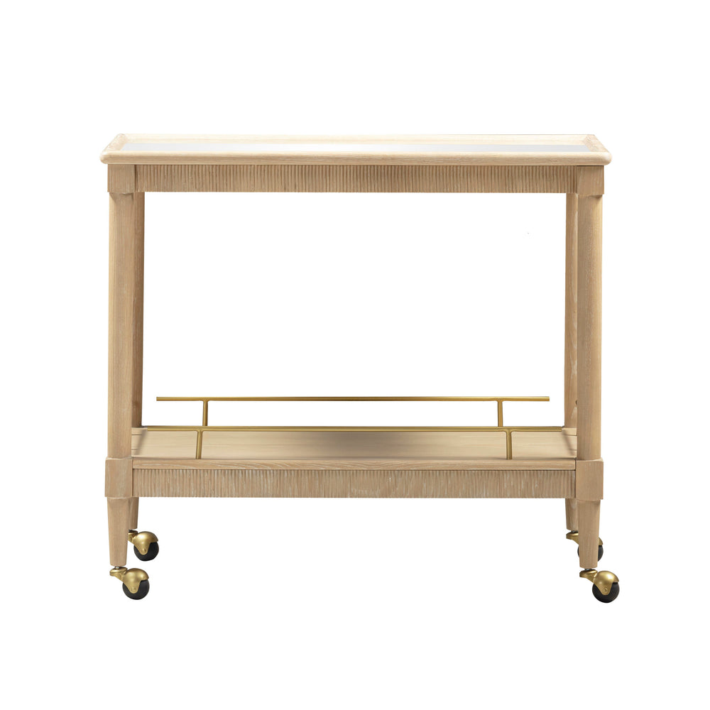 Slosh 37" Natural Ash Bar Cart