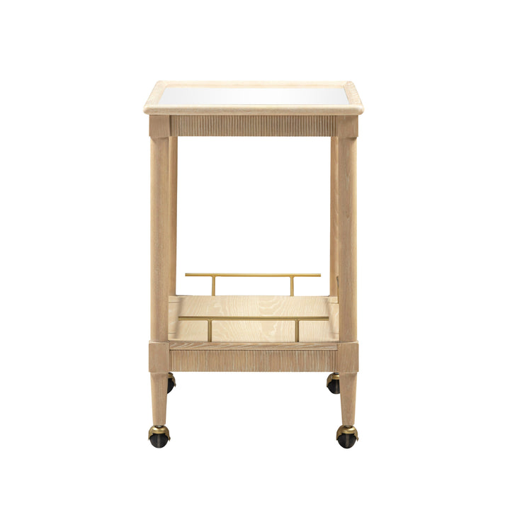 Slosh 37" Natural Ash Bar Cart
