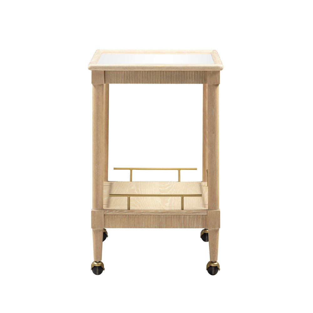 Slosh 37" Natural Ash Bar Cart