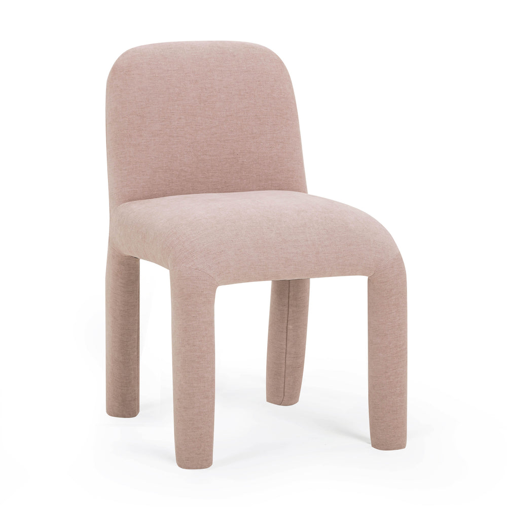 Georgia Light Pink Performance Chenille Dining Chair