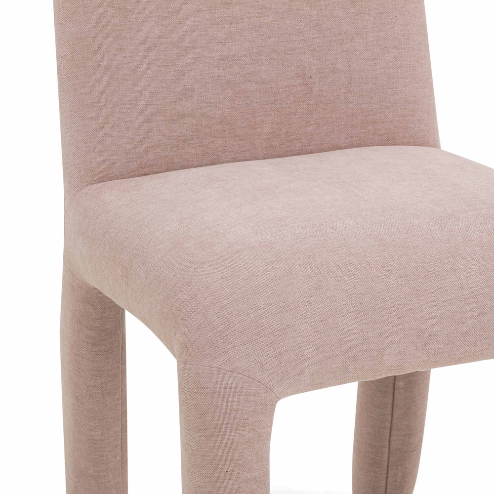 Georgia Light Pink Performance Chenille Dining Chair