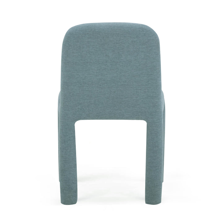 Georgia Light Blue Performance Chenille Dining Chair