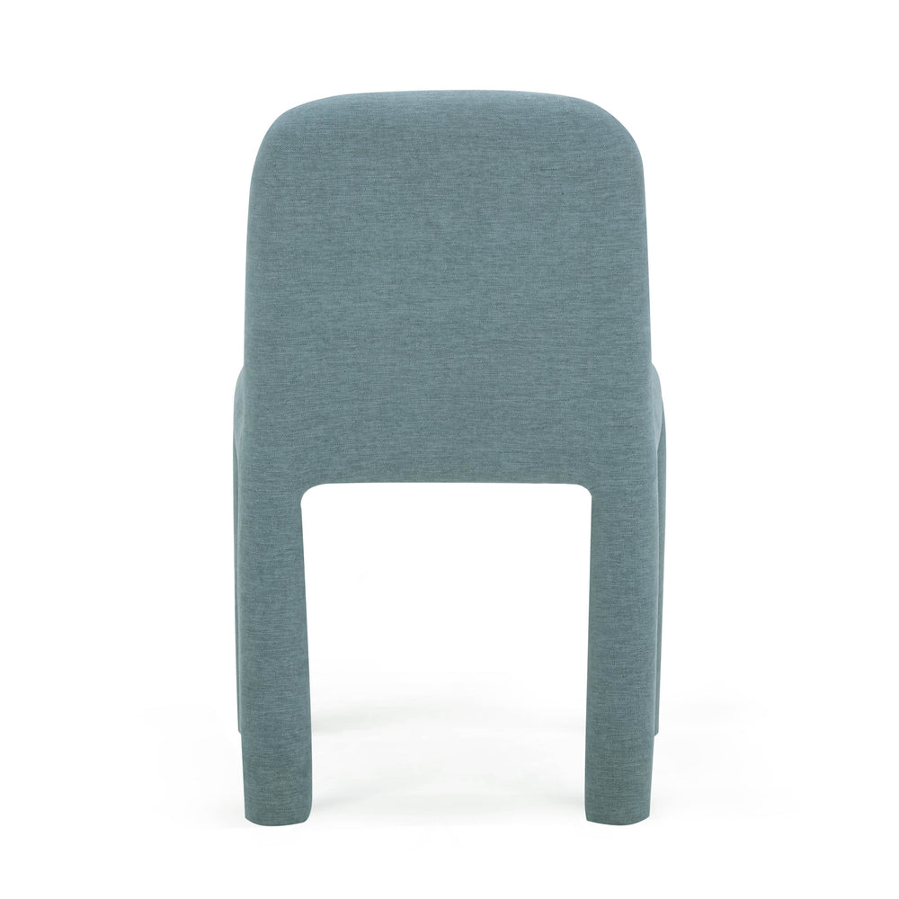 Georgia Light Blue Performance Chenille Dining Chair