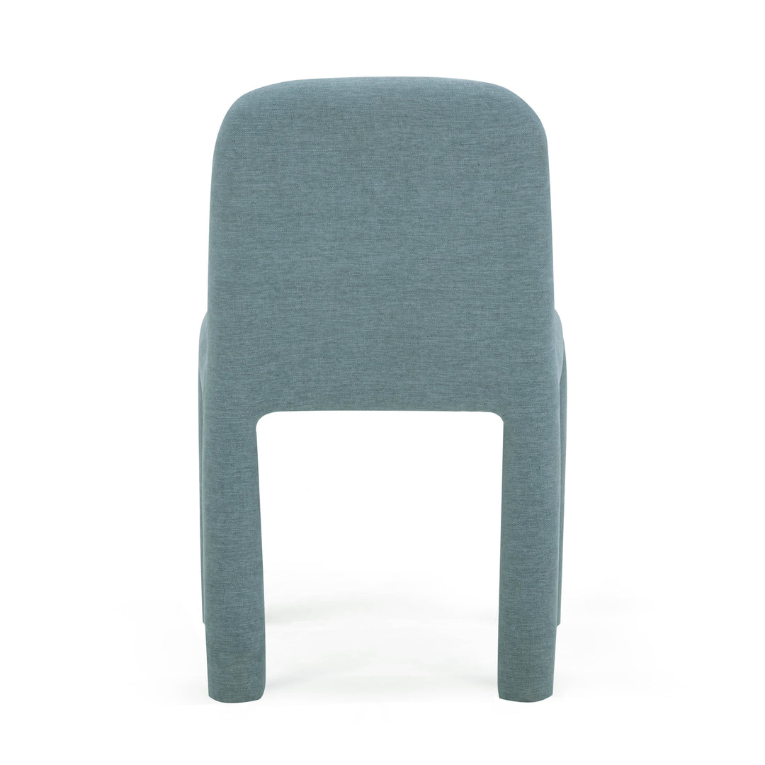 Georgia Light Blue Performance Chenille Dining Chair