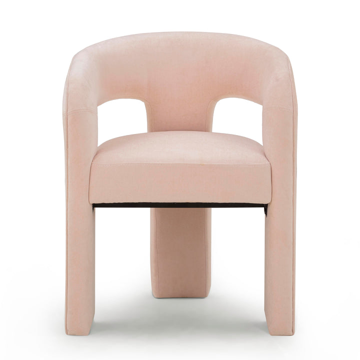 Malone Blush Performance Chenille Dining Chair