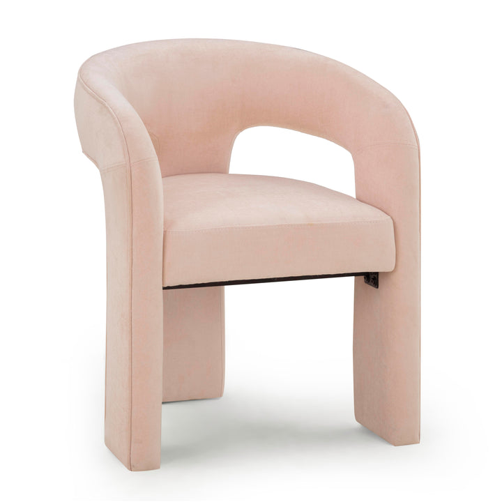 Malone Blush Performance Chenille Dining Chair