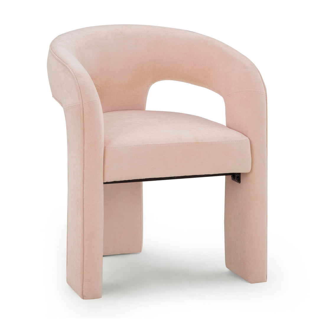Malone Blush Performance Chenille Dining Chair