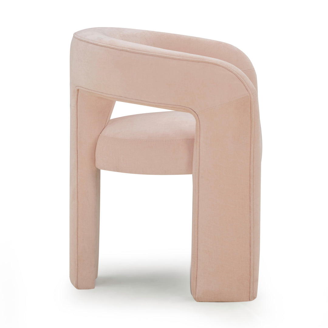 Malone Blush Performance Chenille Dining Chair