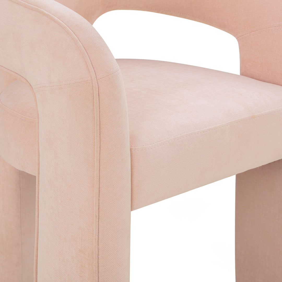 Malone Blush Performance Chenille Dining Chair